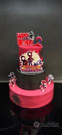 torta finta tema Spiderman