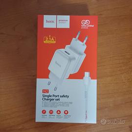 Caricabatterie USB  con Cavo USB-C 1m Universale 