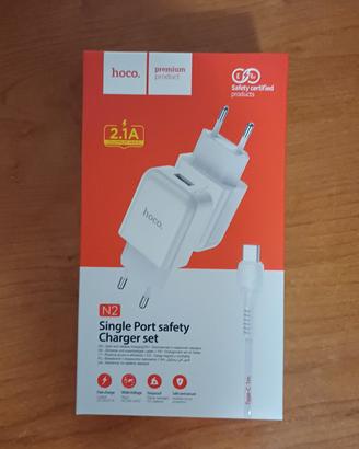 Caricabatterie USB  con Cavo USB-C 1m Universale 