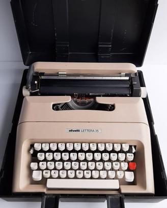 Macchina da scrivere portatile Olivetti Lettera 35