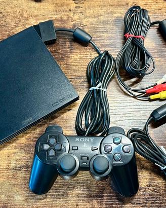 Sony PlayStation 2 PS2 Slim completa + DualShock 2