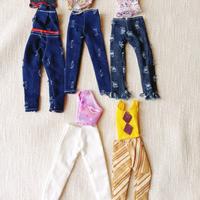 LOTTO VESTITI PER BARBIE PANTALONI +TOP 