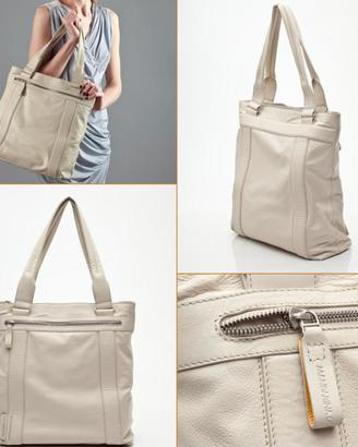 MANDARINA DUCK™ BORSA DONNA SHOPPING VERA PELLE