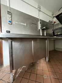 Banco professionale in acciaio inox