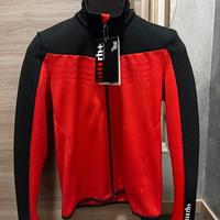 MAGLIA SCI FULL ZIP ZERO RH+ JERSEY TG. 46-S NUOVO
