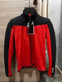 MAGLIA SCI FULL ZIP ZERO RH+ JERSEY TG. 46-S NUOVO