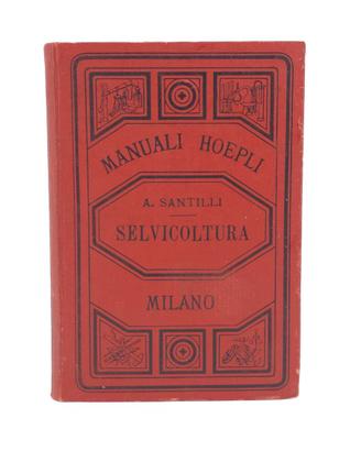 Libro Antico Selvicoltura Manuale Hoepli 1891