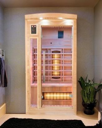 Sauna Infrarossi 1 Posto 90x105x190 cm NUOVA