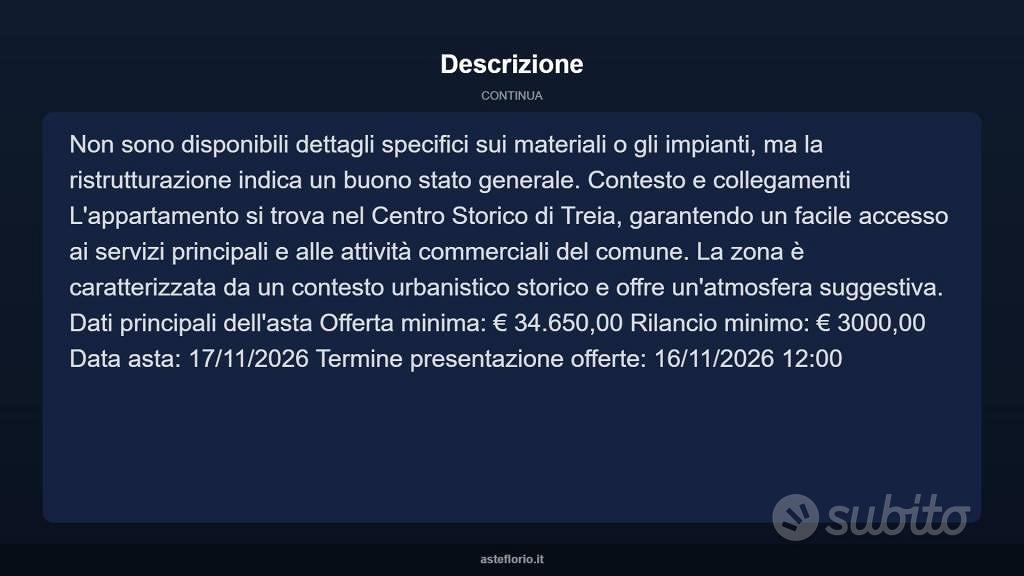 Appartamento – Treia, San Marco - Vista 4