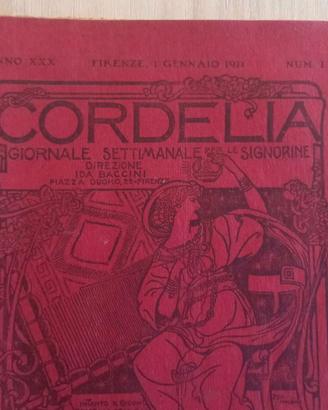 Rivista CORDELIA N. 1 Anno XXX (1 gennaio 1911)