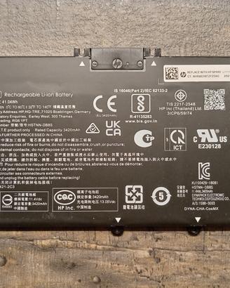 Batteria Originale HP HT03XL L11119-855 Laptop