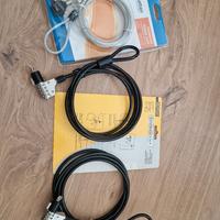 3 cavi di sicurezza per PC 