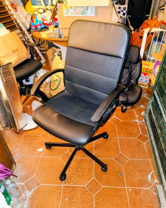 2 Sedie Renberget con ruote IKEA 
