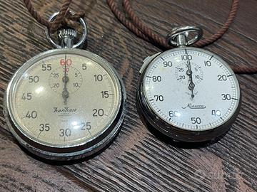 Coppia cronometri vintage funzionanti e revisionat