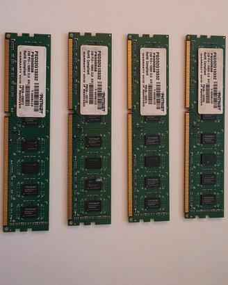 Kit RAM Patriot DDR3 8GB (4×2GB)