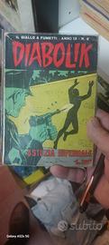 diabolik inediti originali anno IX, 1970