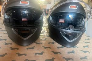 2 caschi con interfono, bluetooth