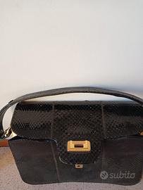 borsa elegante in serpente 