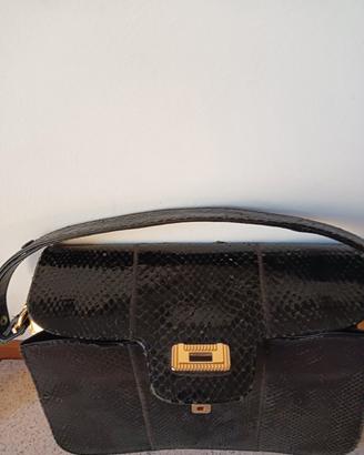borsa elegante in serpente 