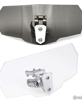 Deflettore paravento spoiler regolabile moto unive
