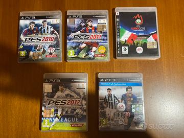 Lotto Giochi Calcio PS3: PES, FIFA, EURO 2008