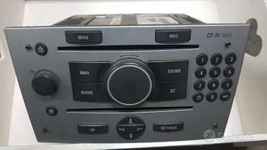 Radio CD70 Navi 383555646 per Opel Meriva A