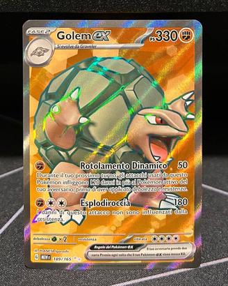 Golem ex MEW IT 189/165 carta Pokémon