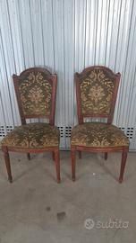 Due sedie probabile stile Luigi VI