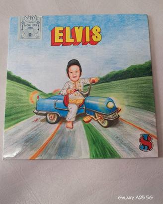 vinile 45 giri di Elvis Presley personalizzato