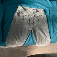 Pantaloni Jeckerson in velur sabbia