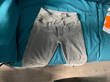 Pantaloni Jeckerson in velur sabbia