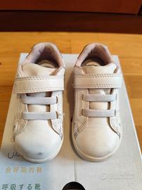 Sneakers Geox Eclyper bianco-argento numero 22 