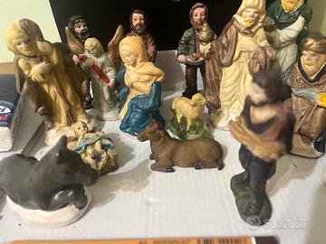 Statuine in gesso per il presepe