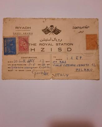 cartolina radioamatirale araba
