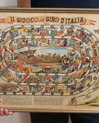 Raro gioco del Giro d’Italia 1950 originale, compl