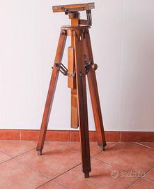 Treppiedi cavalletto legno antico Randazzo