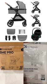 Trio / passeggino 3 in 1 kinderkraft NUOVO