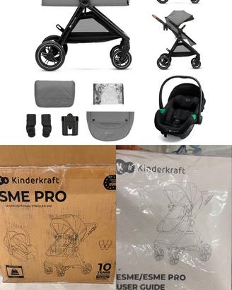 Trio / passeggino 3 in 1 kinderkraft NUOVO