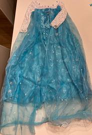 Costume carnevale Elsa 6 7 anni