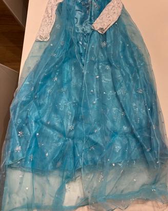 Costume carnevale Elsa 6 7 anni