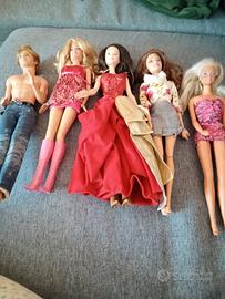 4 Barbie e. Ken della Mattel 