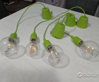 Lampade sospese verdi