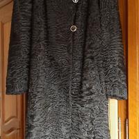 Pelliccia lunga donna persiano nero taglia 42-44