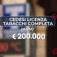Attività Bar tabacchi con licenza ADM