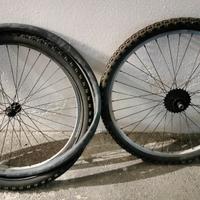 cerchi+ copertoni MTB 26