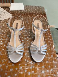 Sandali eleganti argento