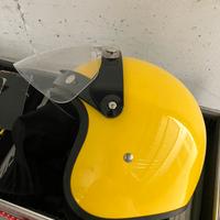 Casco jet giallo