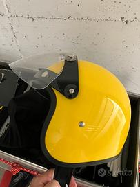 Casco jet giallo