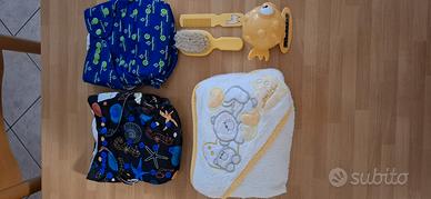 SET BAGNO NEONATO NUOVO