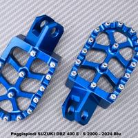 Poggiapiedi SUZUKI DRZ 400 E / S 2000 - 2024 Blu